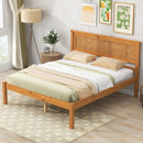 Platform Bed Frame With Headboard