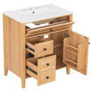 Bathroom Vanity With Sink, Soft Closing Cabinet