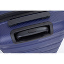 Hardshell Suitcase Spinner Wheels PP Luggage Sets Lightweight Durable Suitcase with TSA Lock,3-Piece Set (20/24/28), Navy