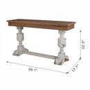 Alcott - Buffet Table - Brown / Antique White by HouseOfZazla