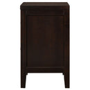 Garrett - 2 Drawer Nightstand - Cappuccino by HouseOfZazla