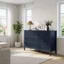 Modern 6 Drawer Fluted Dresser by HouseOfZazla