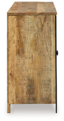 Camney - Accent Cabinet - Brown / Black
