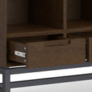 Banting - 9 Cube Bookcase With Drawers - Walnut Brown by HouseOfZazla