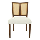 Mid Century Rattan Dining Chair Without Arms Set by HouseOfZazla