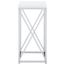 Accent Table With Accents - Glossy White