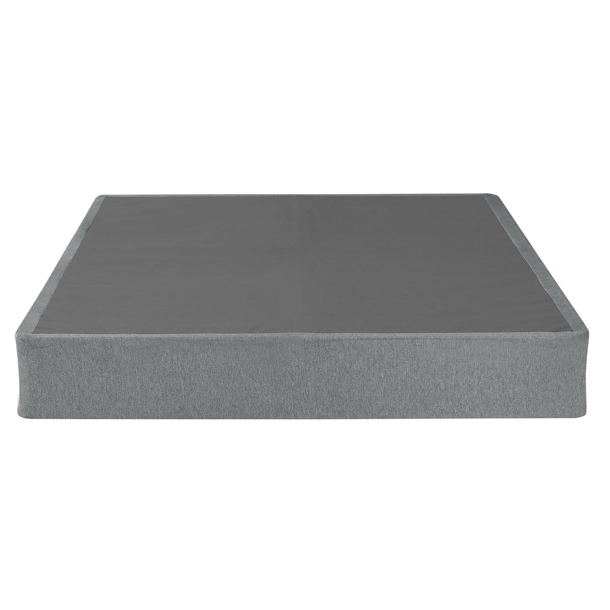 Foldable 9" Twin Size Metal Mattress Box Spring Foundation Bedroom Furniture Bed Base - Gray, photo 4 of 7
