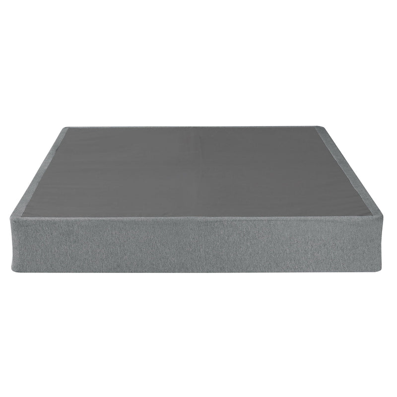 Foldable 9" Twin Size Metal Mattress Box Spring Foundation Bedroom Furniture Bed Base - Gray, photo 4 of 7