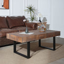 Rectangular Coffee Table With U-Shaped Legs Living Room - Multi by HouseOfZazla