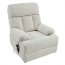 Oversized Power Lift Recliner Chai With Remote Control, Side Pocket, Spacious Seat by HouseOfZazla