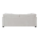 83.5" Modern Flared Arms Sofa (Beige) by HouseOfZazla