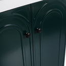 Modern Freestanding Bathroom Vanity With Soft Close Cabinet Doors by HouseOfZazla
