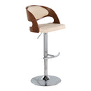 Pino - Mid Century Modern Adjustable Barstool With Swivel by HouseOfZazla