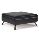 Owen - Multifunctional Square Coffee Table Storage Ottoman by HouseOfZazla