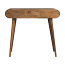 Writing Desk, Curved - Chestnut by HouseOfZazla