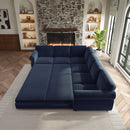 118" L-Shaped Convertible Sleeper Sofa