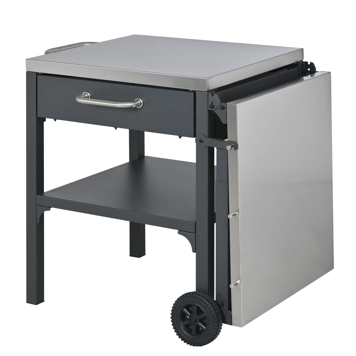 Foldable Outdoor Kitchen Cart With Storage For Patio, photo 9 of 35