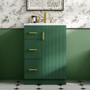 Bathroom Vanity With Under Mount Sink, 2 Drawers And Soft Closing Door by HouseOfZazla