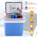 24L Portable Car Cooler 12V Car Refrigerator Travel Cooling Warmer Fridge Box Home Use