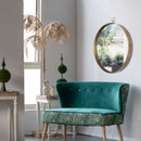 Round Mirror, Circle Mirror With Iron Frame For Living Room Bedroom Vanity Entryway, Hallway by Unique Piece Furniture