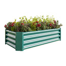 Metal Raised Garden Bed, Rectangle Raised Planter 4×2×1ft by HouseOfZazla