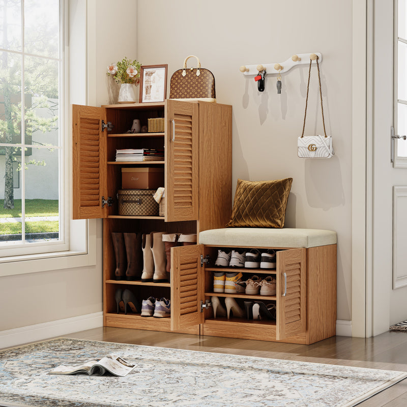 Multi Functional Shoe Storage Cabinet with Bench, photo 5 of 10