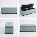 Elegant Tufted Storage Ottoman Bench by HouseOfZazla