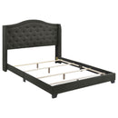 Maassluis - Bed With Button Tufted Headboard