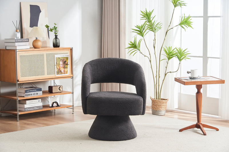 Walker Edison | Teddy Swivel Accent Chair Armchair