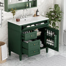 Bathroom Vanity With Top Sink, 2 Drawers And Tip Out Drawer by HouseOfZazla