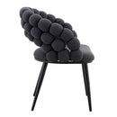Puffy Bubble, Ball Chain Chairs For Dining Room (Set of 2) by HouseOfZazla