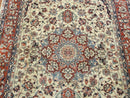 4' X 6' Handmade Ultra Fine Chinese Floral Oriental Wool Rug Hand Knotted Beige