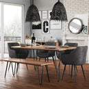 Hunter - Square Tabletop Dining Table by HouseOfZazla