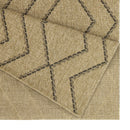 Earth GC_NTL1010 Jute/Black Indoor/Outdoor Area Rug