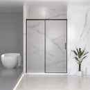 56-60" W x 74" H Semi-Frameless Sliding Shower Door