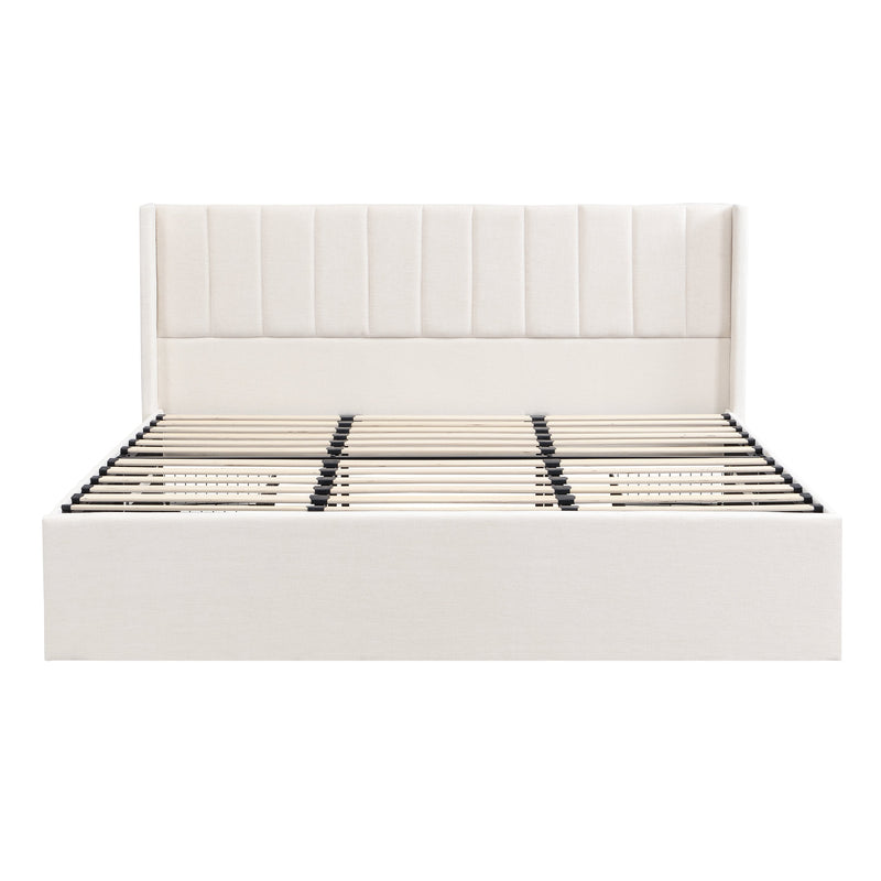 Large-Capacity Upholstered Storage Bed with Drawers, photo 9 of 10