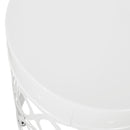 Outdoor Metal Large End Table, Modern Design by HouseOfZazla