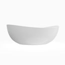 70 Inch Freestanding Solid Surface Soaking Bathtub