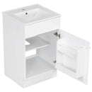 Bathroom Vanity With Sink, Cabinet With Adjustable Shelf by HouseOfZazla
