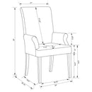 Draper - Upholstered Arm Chair - Beige