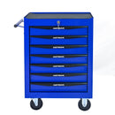 Rolling Metal Tool Chest With Drawers, Steel Storage Cabinet With Ball Bearing Slides by HouseOfZazla