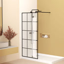 Framed Glass Shower Screen - Matte Black by HouseOfZazla