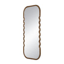 Oversized Wooden Floor Mirror With Unique Frame - Brown by Unique Piece Furniture