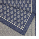 Sunshine - 5'3" X 7'3" Indoor & Outdoor Area Rug - Blue by HouseOfZazla