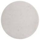 Selena - Round Side Table - White / Gray