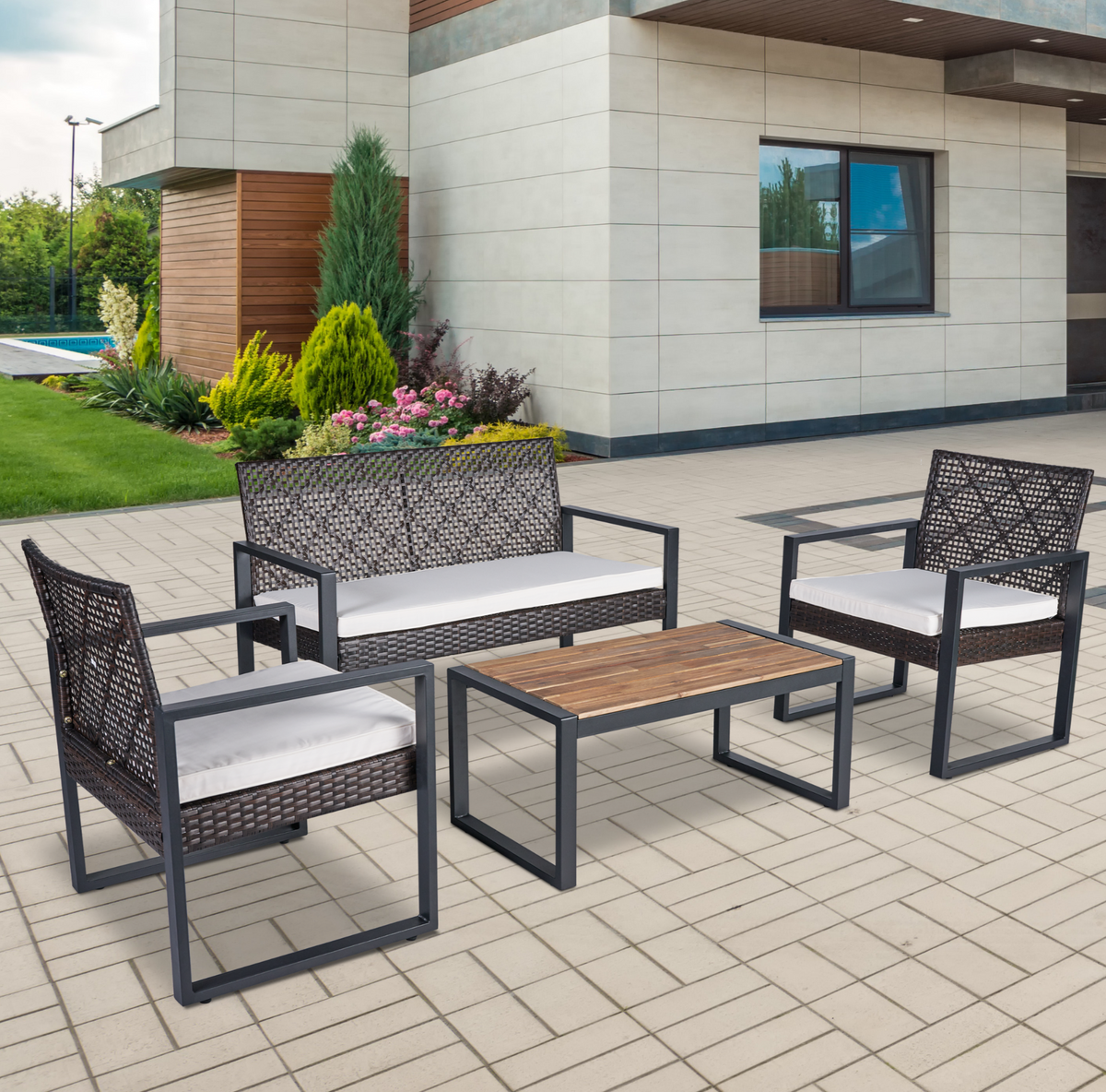 4-Piece Patio Furniture Set, photo 2 of 10