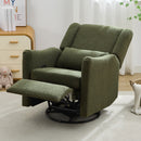 Wide Wingback Swivel Glider Rocker Recliner Chair by HouseOfZazla