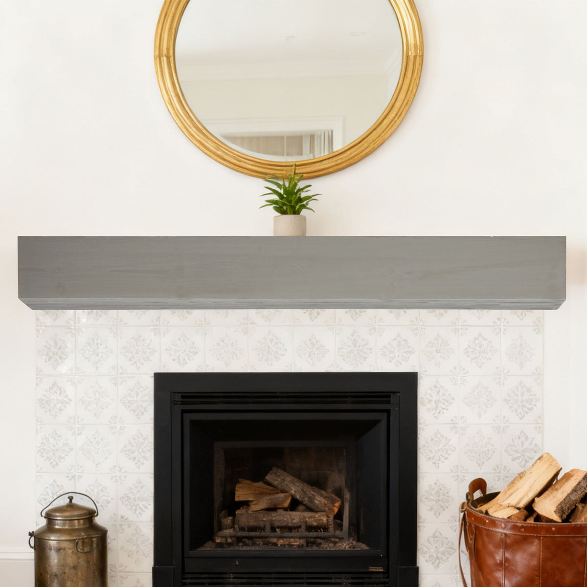 Fireplace Mantel Floating Shelf For Home Decor, photo 17 of 40