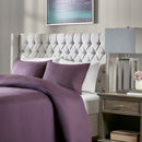 Transitional Upholstery Headboard With Tufted Buttons And Nailhead Trim by HouseOfZazla