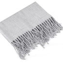 Mens Womens Oversize Cashmere Wool Shawl Wraps Blanket Winter Solid Scarf Soft Pashmina 79" X 28"